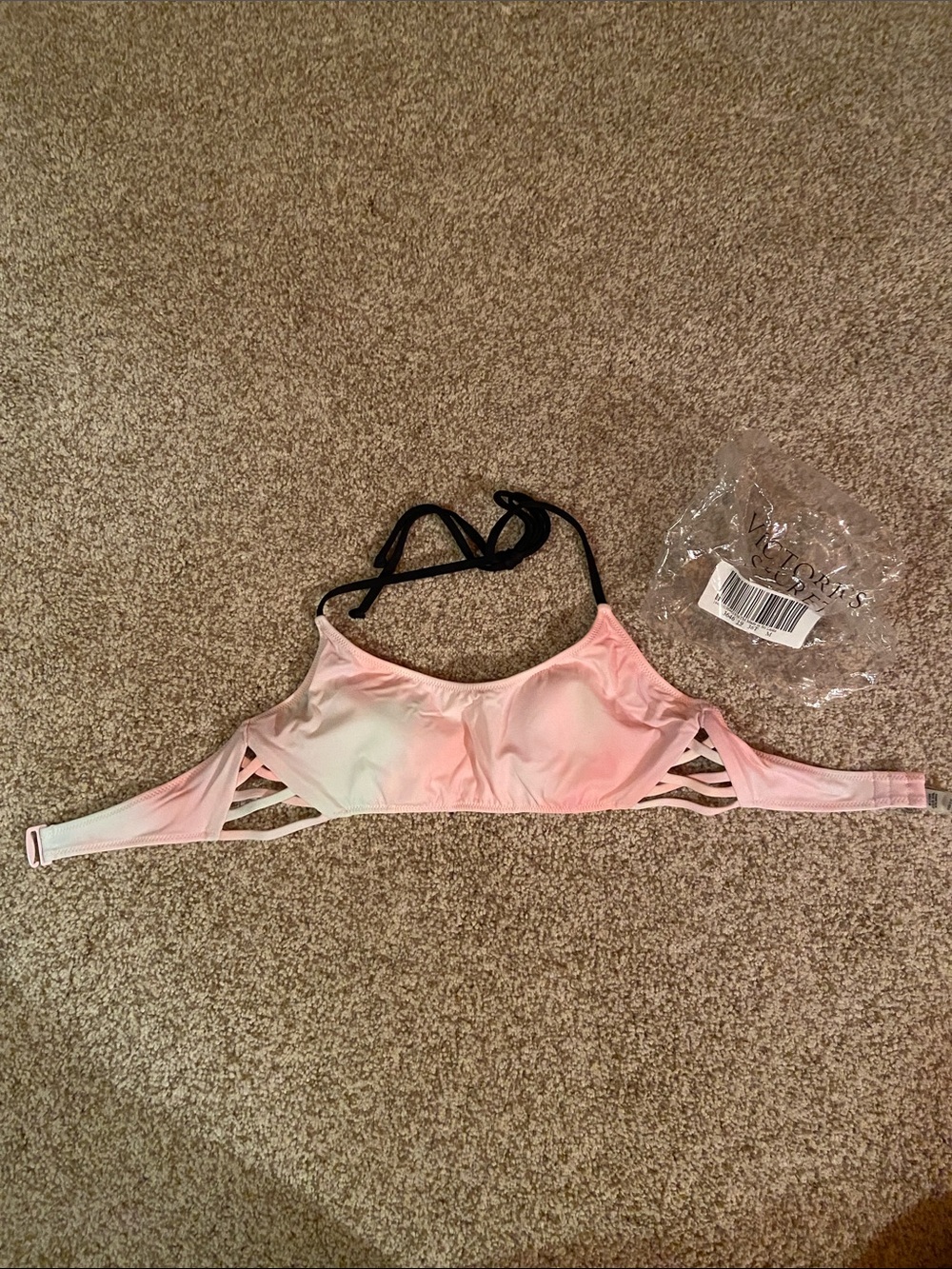 PINK Victoria's Secret Pink Ombre Strappy Bikini Top